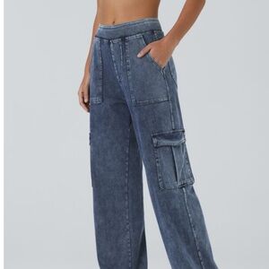 HALARA Blue Wide Leg Jeans